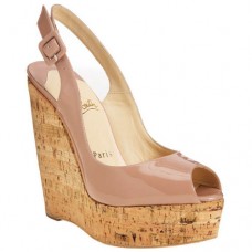 Christian Louboutin Uue Plume 140mm Zeppe Rosa