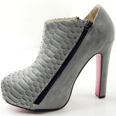 Stivaletti Christian Louboutin 4A 120mm grigi Stivaletti Christian Louboutin 4A 120mm grigi