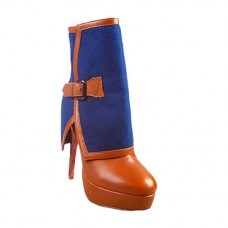 Stivaletti Christian Louboutin Armony 140mm marroni