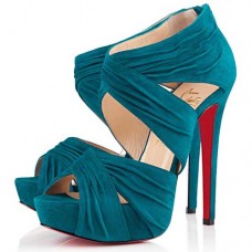 Stivaletti Christian Louboutin Bandra 140mm Caraibes