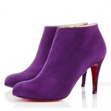 Stivaletti Christian Louboutin Belle 80mm Parme