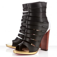 Stivaletti Christian Louboutin Decoupata 120mm neri