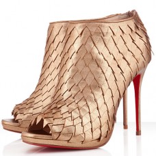 Stivaletti Christian Louboutin Diplonana 120mm color oro