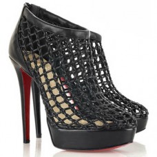 Stivaletti Christian Louboutin Coussin 140 mm neri