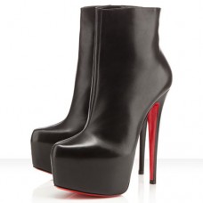 Stivaletti Christian Louboutin Daf Booty 160mm neri