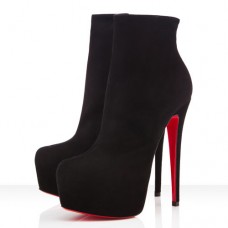 Stivaletti Christian Louboutin Daf Booty 160mm neri