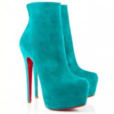 Stivaletti Christian Louboutin Daf Booty 160mm Caraibes