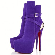 Stivaletti Christian Louboutin Equestria 160mm color Parme