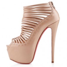 Stivaletti Christian Louboutin Zoulou 160mm color nude Stivaletti Christian Louboutin Zoulou 160mm color nude