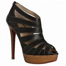 Stivaletti Christian Louboutin Pique Cire 140mm neri