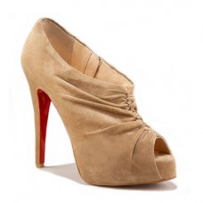 Stivaletti Christian Louboutin Treopli 120mm color cammello