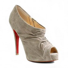 Stivaletti Christian Louboutin Treopli 120mm grigi