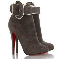 Stivaletti Christian Louboutin Trottinette 140mm marroni Stivaletti Christian Louboutin Trottinette 140mm marroni