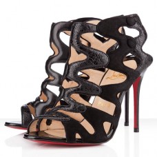 Stivaletti Christian Louboutin Valonana 100mm neri
