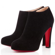 Stivaletti Christian Louboutin Vicky Booty 120mm neri