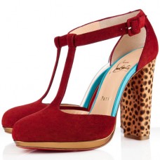 Stivaletti Christian Louboutin Minochon 120mm Rosso marocchino