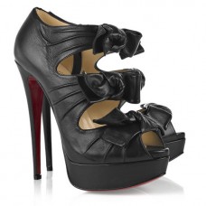 Stivaletti Christian Louboutin Madame Butterfly 140mm neri
