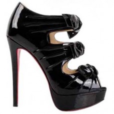 Stivaletti Christian Louboutin Madame Butterfly 140mm neri