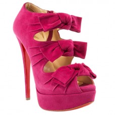 Stivaletti Christian Louboutin Madame Butterfly 140 mm rosa
