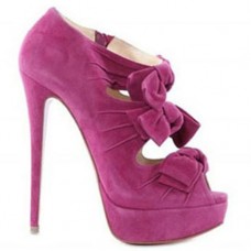 Stivaletti Christian Louboutin Madame Butterfly 140 mm rosa