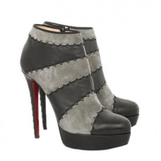 Stivaletti Christian Louboutin Multi Booty 140mm grigi