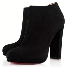 Stivaletti Christian Louboutin Rock And Gold 120mm neri
