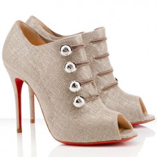 Stivaletti Christian Louboutin Louboutin 100mm color tortora