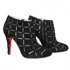 Stivaletti Christian Louboutin Globe 100mm neri