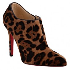 Stivaletti Christian Louboutin Dahlia 100mm con stampa leopardata