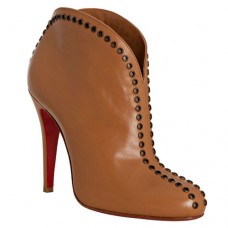 Stivaletti Christian Louboutin Catch Me 100mm marroni