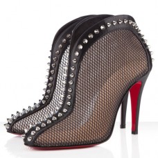 Stivaletti Christian Louboutin Bourriche 100mm neri
