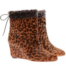 Stivaletti Christian Louboutin Toufure 80mm con stampa leopardata