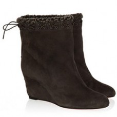 Stivaletti Christian Louboutin Toufure 80mm neri