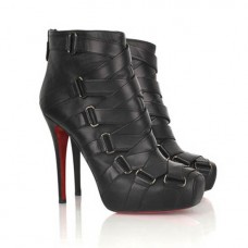 Stivaletti Christian Louboutin Nitoinimoi Bandage 120mm neri
