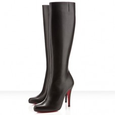 Stivali Christian Louboutin Bourge 100mm neri