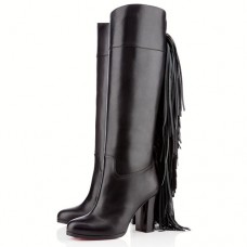 Stivali Christian Louboutin Glamafrange 80mm neri