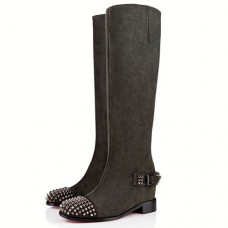 Stivali Christian Louboutin Egoutina 40mm Verdi