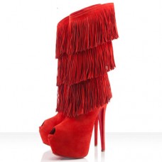 Stivali Christian Louboutin Highness Tina 160mm rossi Stivali Christian Louboutin Highness Tina 160mm rossi