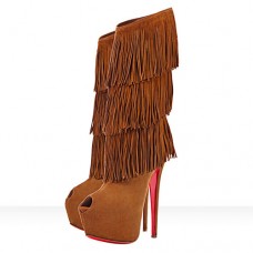Stivali Christian Louboutin Highness Tina 160mm marroni Stivali Christian Louboutin Highness Tina 160mm marroni
