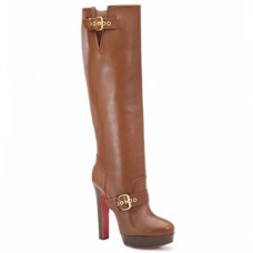 Stivali Christian Louboutin Harletty 140mm marroni Stivali Christian Louboutin Harletty 140mm marroni