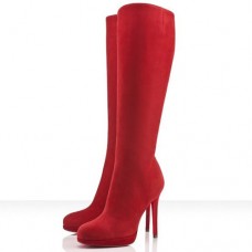 Stivali Christian Louboutin New Simple Botta 120mm rossi Stivali Christian Louboutin New Simple Botta 120mm rossi