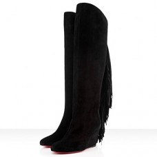 Stivali Christian Louboutin Pouliche 80mm neri Stivali Christian Louboutin Pouliche 80mm neri