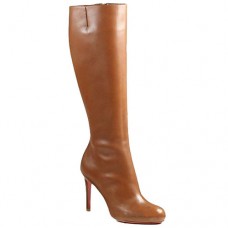 Stivali Christian Louboutin Simple Botta 100mm marroni Stivali Christian Louboutin Simple Botta 100mm marroni