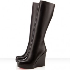 Stivali Christian Louboutin Garibaldi 100mm neri