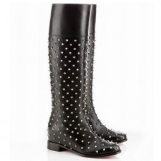 Stivali Christian Louboutin Meneboot 40mm neri