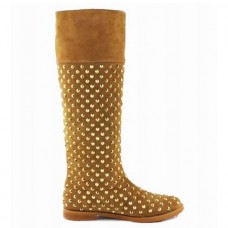 Stivali Christian Louboutin Meneboot 40mm color cammello Stivali Christian Louboutin Meneboot 40mm color cammello