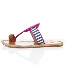 Sandali piatti Christian Louboutin Hola nina Parme
