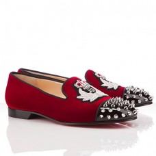 Mocassini Christian Louboutin Intern rossi