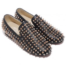 Mocassini Christian Louboutin Rolling Spikes neri