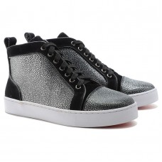 Sneakers Christian Louboutin Louis Jeweled nere Sneakers Christian Louboutin Louis Jeweled nere